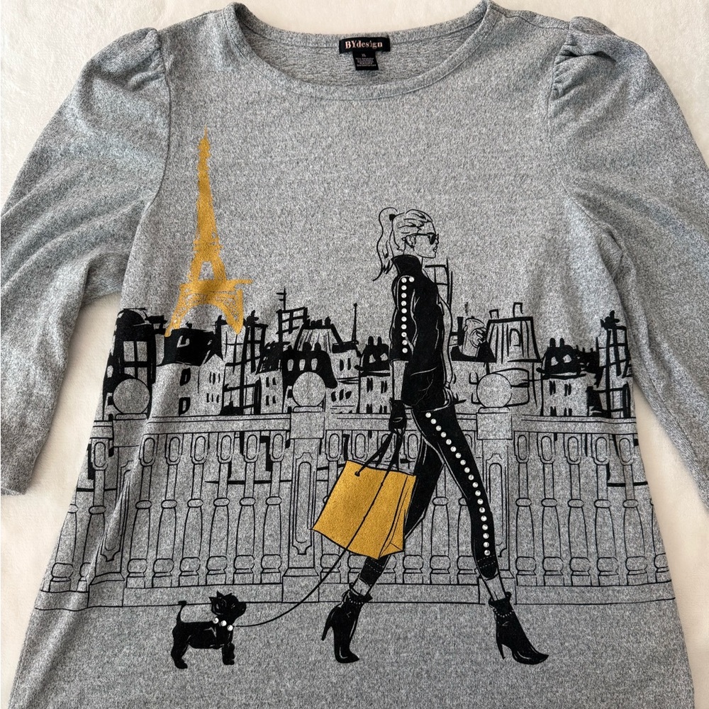 BY design Y2K Shopping Diva Top Size XL E45